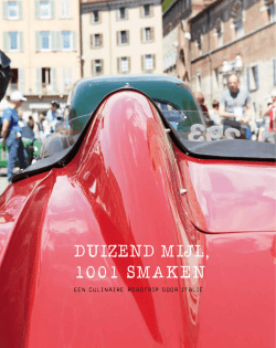 DUIZEND MIJL, 1001 SMAKEN