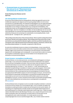 Een reflectie op &ldquo;Demografische ontwikkeling in Noord