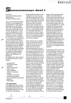 Immunoassays deel I