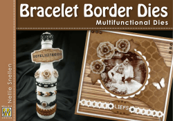 Bracelet Border Dies