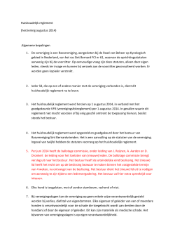 Huisreglement (PDF) - Sint Bernardvrienden