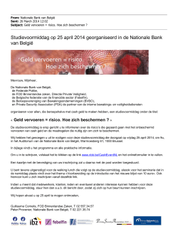Uitnodiging mail - www.psavzw.be.