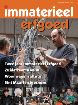 Immaterieel Erfgoed nummer 3 | 2014