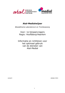 Atal-Medialwijzer eerstelijns aanvragers regio Hoofddorp/Haarlem
