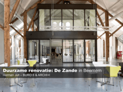 duurzame ronavatie van De Zande Beernem