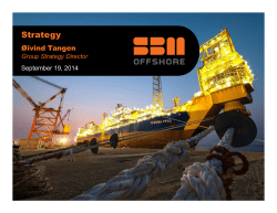 Strategy - SBM Offshore