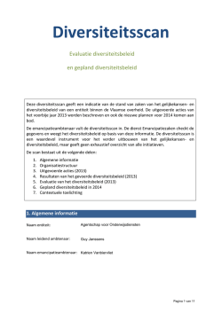 Diversiteitsscan