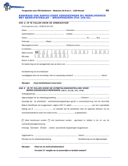 IBAN-nummer: BE - FBZ