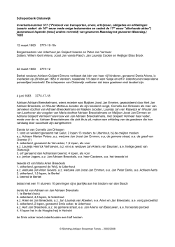 Schepenbank Oisterwijk inventarisnummer 377 ("Protocol van