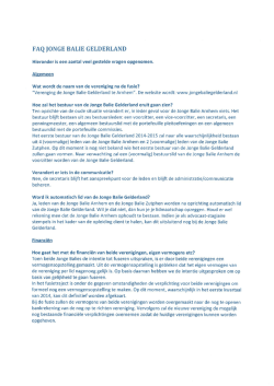 FAQ ]ONGE BALIE GELDERLAND