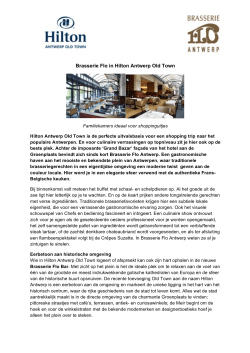 Brasserie Flo in Hilton Antwerp Old Town