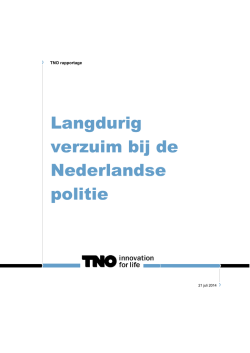 Langdurig verzuim bij de Nederlandse politie