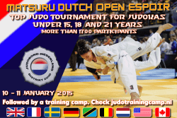 Top Judo tournament for judokas under 15, 18 and 21 years