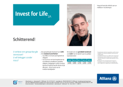 One Pager Invest For Life 3A