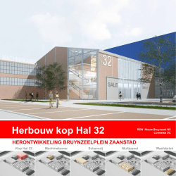 Herbouw kop Hal 32 Herontwikkeling