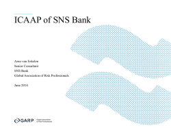 ICAAP versus ORSA