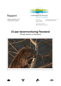 Rapport - Landschapsbeheer Flevoland