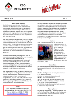 Januari 2014 - KBO