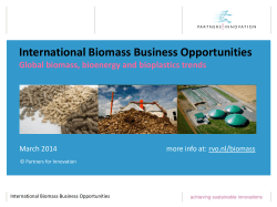 Global biomass bioenergy and bioplastics trends