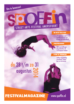Spoffin 2014 festivalmagazine