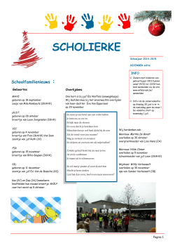 Scholierke december 2014 - Sint