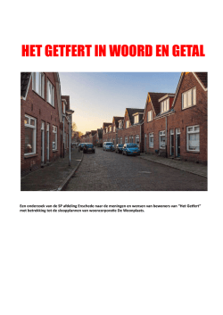 HET GETFERT IN WOORD EN GETAL