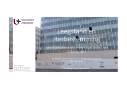 Leegstand en Herbestemming - Kenniscentrum Vlaamse Steden