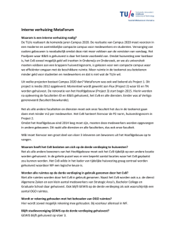 Interne verhuizing MetaForum