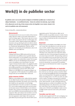 HR Overheid - Werk(t) in de publieke sector