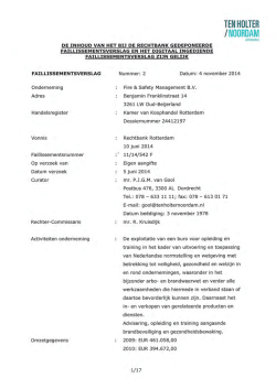 Download Faillissementsverslag