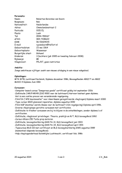 Download my CV here - RVD Quality Services