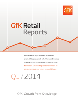 Lees hier het volledige GfK Retail Report voor Q1/2014