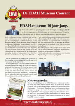 EDAH MUSEUM Courant 6