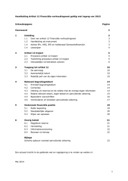 Handleiding Artikel 12 Fvw