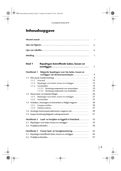 Inhoudstafel - Academia Press