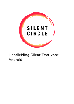 Handleiding Silent Text voor Android