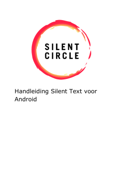 Handleiding Silent Text voor Android