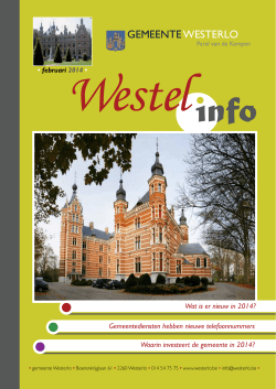 februari 2014 - Gemeente Westerlo
