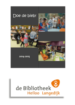Doe de bieb! - Bibliotheek Heiloo