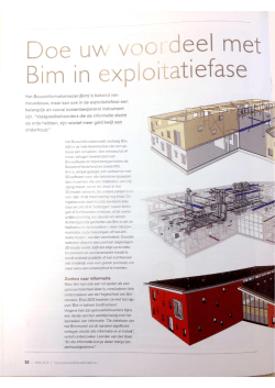 Doe uw voordeel met BIM in exploitatiefase