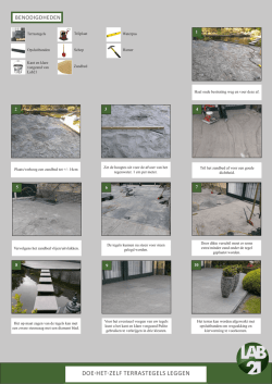 DOE-HET-ZELF TERRASTEGELS LEGGEN
