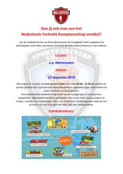 Doe jij ook mee aan het Nederlands Techniek