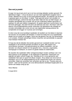 Doe wat je preekt - De gemeente Oude IJsselstreek