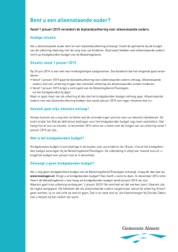 informatieblad - Gemeente Almere