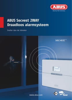 ABUS Secvest 2WAY Draadloos alarmsysteem