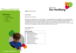 November 2014 - Basisschool De Hooiberg