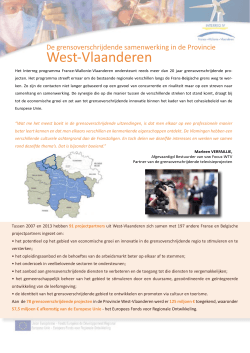 In de Provincie West-Vlaanderen