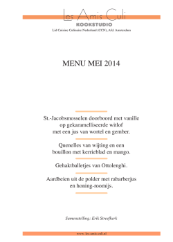 MENU MEI 2014 - Les Amis Culi