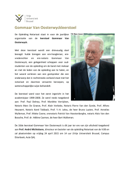 Gommaar Van Oosterwyckleerstoel: