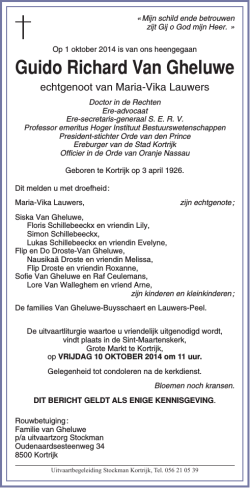 Guido Richard Van Gheluwe